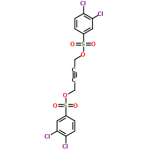 2-Butyne-1,4-diol, bis (3,4-dichlorobenzenesulfonate) Structure,6533-22-8Structure