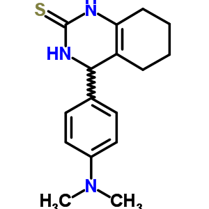 4-(4-Dimethylaminophenyl)-3,4,5,6,7,8-hexahydro-1h-quinazoline-2-thione Structure,65331-21-7Structure