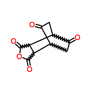 Bicyclo[2.2.2]octane-2,3-dicarboxylic anhydride, 5,7-dioxo- Structure,6537-90-2Structure