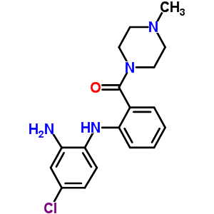 [2-[(2-Amino-4-chlorophenyl)amino]phenyl](4-methyl-1-piperazinyl)methanone Structure,65514-71-8Structure