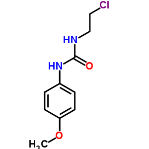 Urea,n-(2-chloroethyl)-n-(4-methoxyphenyl)- Structure,65536-40-5Structure