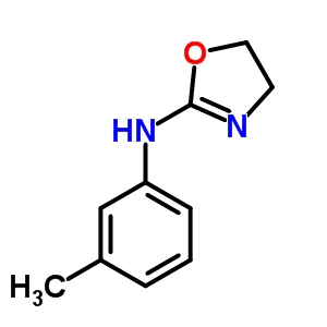 2-Oxazolamine, 4,5-dihydro-n-(3-methylphenyl)- Structure,65536-43-8Structure