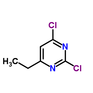 2,4-Dichloro-6-ethylpyrimidine Structure,6554-65-0Structure