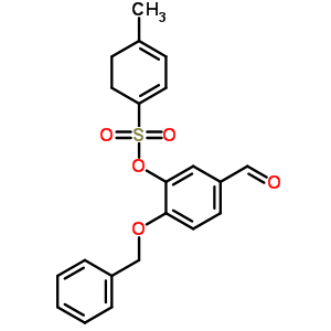 4-(Benzyloxy)-3-hydroxybenzaldehyde p-toluenesulfonate Structure,65615-20-5Structure