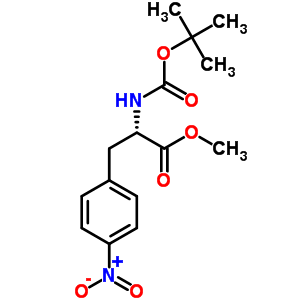 N-boc-4-nitro-l-phenylalanine methyl ester Structure,65615-89-6Structure