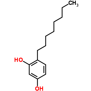 4-辛基-鄰苯二酚結(jié)構(gòu)式_6565-70-4結(jié)構(gòu)式