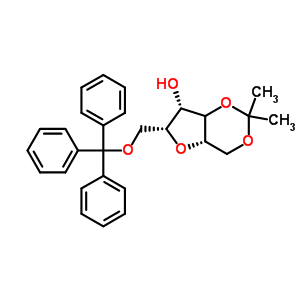 2,5-Anhydro-1,3-o-isopropylidene-6-o-trityl-d-glucitol Structure,65758-50-1Structure