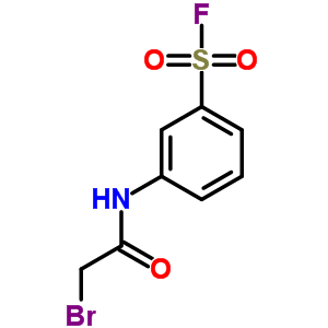 Benzenesulfonylfluoride, 3-[(2-bromoacetyl)amino]- Structure,658-95-7Structure