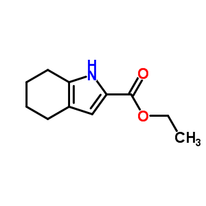 4,5,6,7-四氫-1H-吲哚-2-羧酸乙酯結(jié)構(gòu)式_65880-18-4結(jié)構(gòu)式