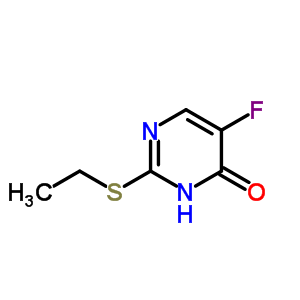 2-Ethylsulfanyl-5-fluoro-3h-pyrimidin-4-one Structure,659-00-7Structure