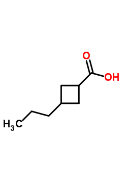 3-Propylcyclobutanecarboxylic acid Structure,66016-17-9Structure