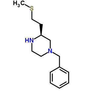 (S)-n4-芐基-2-(甲基硫代乙基)哌嗪結(jié)構(gòu)式_660862-41-9結(jié)構(gòu)式