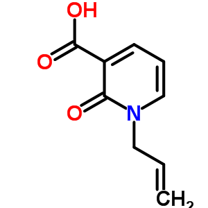 1-Allyl-2-oxo-1,2-dihydro-3-pyridinecarboxylic acid Structure,66158-33-6Structure