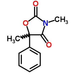 3,5-Dimethyl-5-phenyl-oxazolidine-2,4-dione Structure,6622-35-1Structure