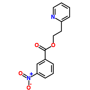 2-Pyridineethanol,2-(3-nitrobenzoate) Structure,6622-42-0Structure