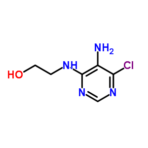 2-(5-Amino-6-chloro-pyrimidin-4-ylamino)-ethanol Structure,6623-88-7Structure