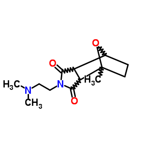 2-[2-(Dimethylamino)ethyl]-4-methylhexahydro-1h-4,7-epoxyisoindole-1,3-dione Structure,6624-10-8Structure