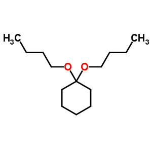 Cyclohexane,1,1-dibutoxy- Structure,6624-93-7Structure