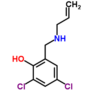 2,4-Dichloro-6-[(prop-2-enylamino)methyl]phenol Structure,6626-56-8Structure