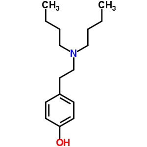 4-[2-(Dibutylamino)ethyl]phenol Structure,6629-63-6Structure