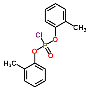 1-[Chloro-(2-methylphenoxy)phosphoryl]oxy-2-methyl-benzene Structure,6630-13-3Structure