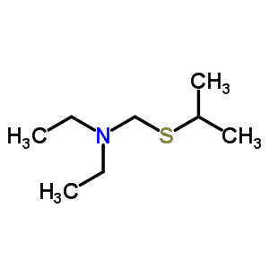 N-ethyl-n-(propan-2-ylsulfanylmethyl)ethanamine Structure,6631-70-5Structure