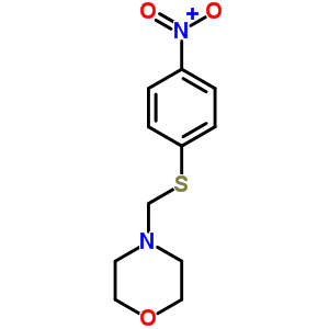 Morpholine,4-[[(4-nitrophenyl)thio]methyl]- Structure,6631-75-0Structure