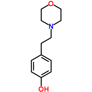 Phenol,4-[2-(4-morpholinyl)ethyl]- Structure,6631-80-7Structure