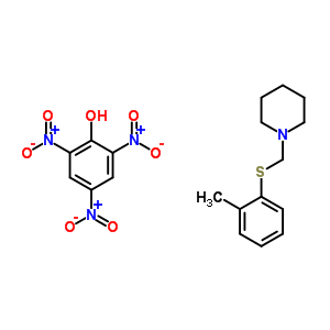 1-[(2-Methylphenyl)sulfanylmethyl]piperidine Structure,6631-91-0Structure