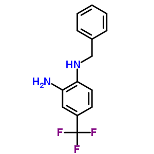 N*1*-benzyl-4-trifluoromethyl-benzene-1,2-diamine Structure,66315-44-4Structure