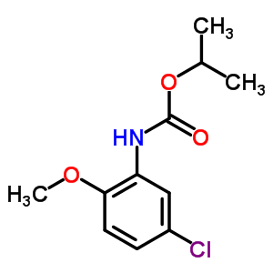 Carbamic acid,(5-chloro-2-methoxyphenyl)-, 1-methylethyl ester (9ci) Structure,6632-17-3Structure