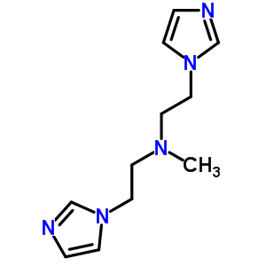 2-咪唑-1-基-n-(2-咪唑-1-基乙基)-n-甲基-乙胺結(jié)構(gòu)式_6632-45-7結(jié)構(gòu)式