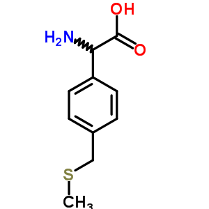 Benzeneacetic acid, a-amino-4-[(methylthio)methyl]- Structure,66320-60-3Structure