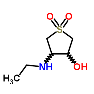 4-Ethylamino-1,1-dioxo-tetrahydro-1lambda*6*-thiophen-3-ol Structure,66335-84-0Structure