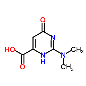 2-Dimethylamino-6-oxo-3h-pyrimidine-4-carboxylic acid Structure,6635-66-1Structure