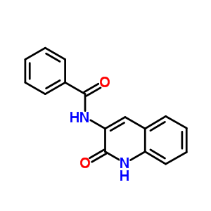 Benzamide,n-(1,2-dihydro-2-oxo-3-quinolinyl)- Structure,6635-81-0Structure