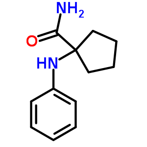 1-(Phenylamino)cyclopentanecarboxamide Structure,6636-93-7Structure