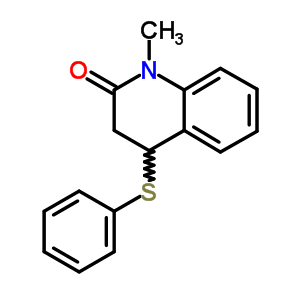 1-Methyl-4-phenylsulfanyl-3,4-dihydroquinolin-2-one Structure,66365-64-8Structure