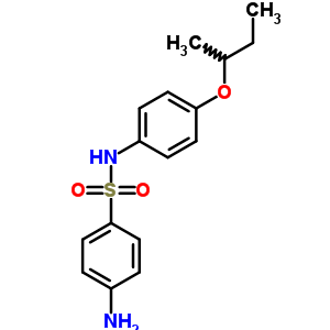 4-Amino-n-(4-butan-2-yloxyphenyl)benzenesulfonamide Structure,6637-05-4Structure