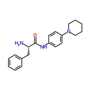 (2S)-2-amino-3-phenyl-n-(4-piperidin-1-ylphenyl)propanamide Structure,663948-79-6Structure