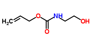 Allyl n-(2-hydroxyethyl)carbamate Structure,66471-00-9Structure