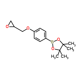 4-(Oxiran-2-ylmethoxy)phenylboronic acid, pinacol ester Structure,664991-83-7Structure