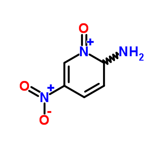 2-Pyridinamine,5-nitro-, 1-oxide Structure,6654-74-6Structure