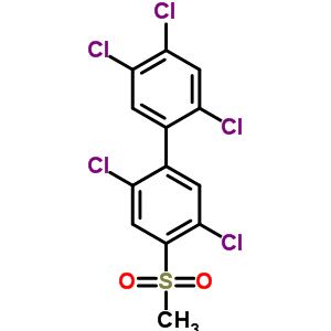 4-Methylsulfonyl-2,2,4,5,5-pentachlorobiphenyl Structure,66640-61-7Structure