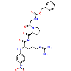 Z-gly-pro-arg-pna結(jié)構(gòu)式_66648-35-9結(jié)構(gòu)式