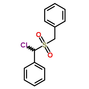 Benzene,[chloro[(phenylmethyl)sulfonyl]methyl]- Structure,6668-15-1Structure