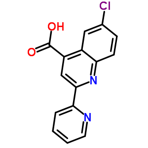 6-Chloro-2-pyridin-2-ylquinoline-4-carboxylic acid Structure,667412-62-6Structure