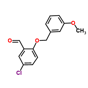 5-Chloro-2-[(3-methoxybenzyl)oxy]benzaldehyde Structure,667412-71-7Structure