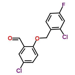 5-Chloro-2-[(2-chloro-4-fluorobenzyl)oxy]benzaldehyde Structure,667436-66-0Structure