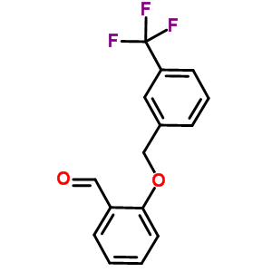 2-{[3-(Trifluoromethyl)benzyl]oxy}benzaldehyde Structure,667437-45-8Structure